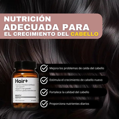 HAIR+ SUPLEMENTO PARA EL CRECIMIENTO DEL CABELLO