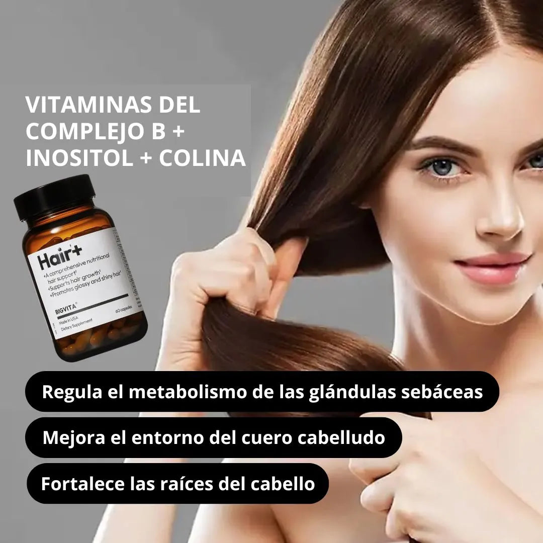 HAIR+ SUPLEMENTO PARA EL CRECIMIENTO DEL CABELLO