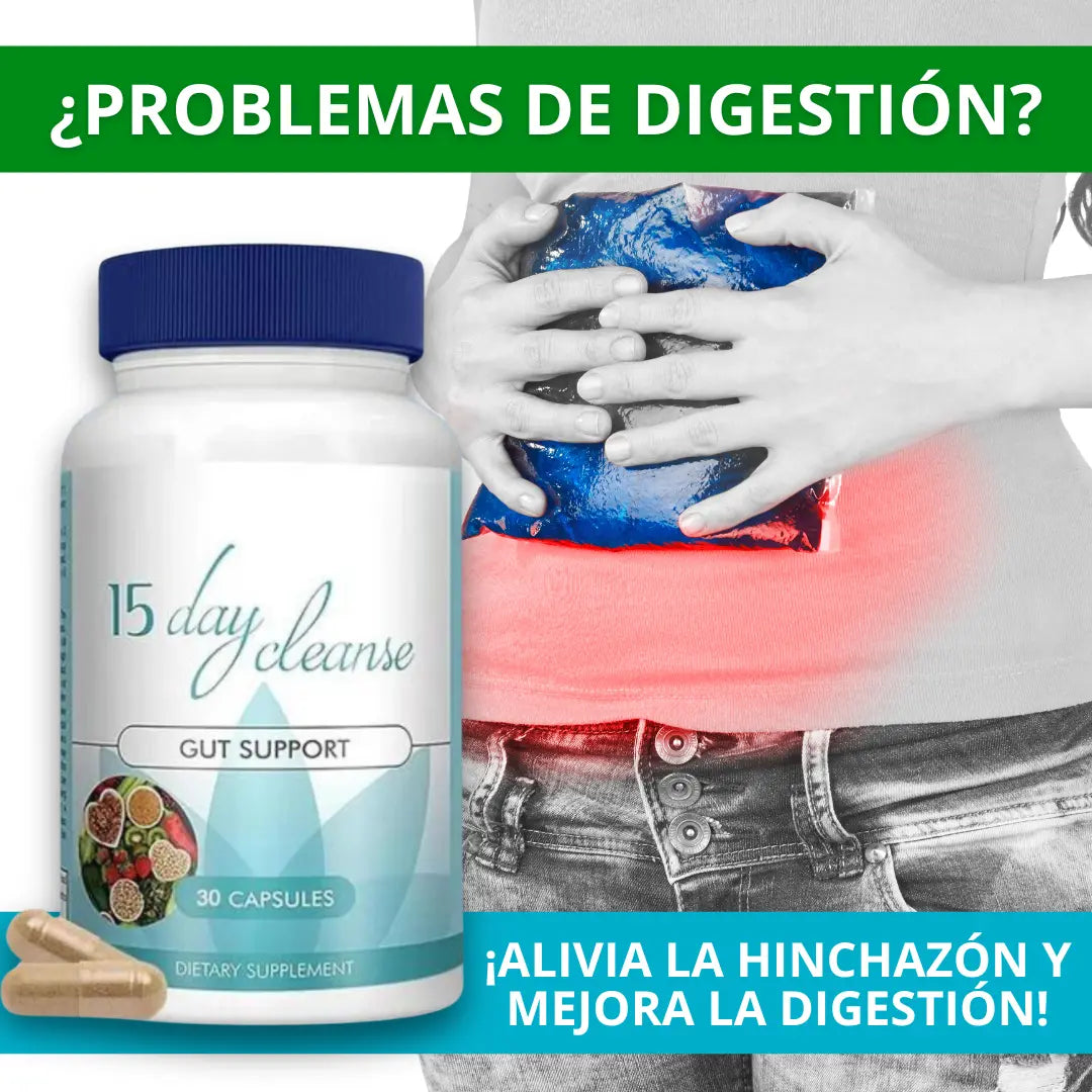 15 DAY CLEANSE - LIMPIADOR INTESTINAL EN 15 DÍAS OFERTA